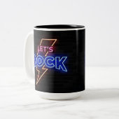 Tasse 2 Couleurs Feu de foudre rock (Devant gauche)