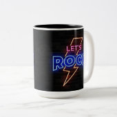 Tasse 2 Couleurs Feu de foudre rock (Devant droit)