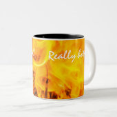 Tasse 2 Couleurs Feu et flammes (Devant droit)