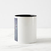 Tasse 2 Couleurs Feu nocturne violet de libellule (Centre)