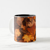 Tasse 2 Couleurs Feuille de chute (Devant gauche)