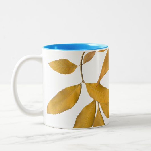 Tasse 2 Couleurs Feuille d'or (Gauche)
