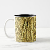 Tasse 2 Couleurs Feuille d'or brillante (Gauche)
