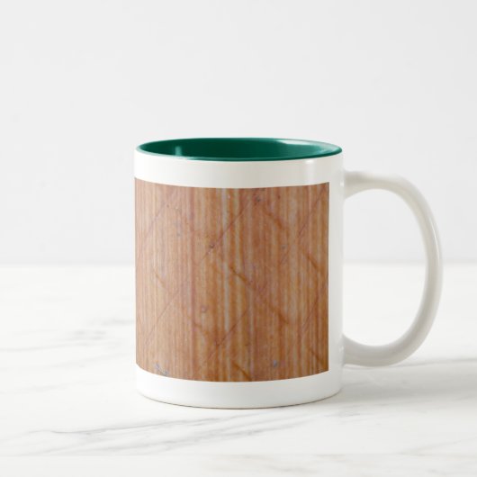 Tasse 2 Couleurs Feuilles de bois gaufre (Droit)