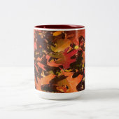 Tasse 2 Couleurs Feuilles de chêne rouge, Wisconsin (Centre)