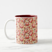 Tasse 2 Couleurs Feuilles de pommes (Gauche)
