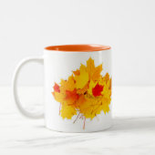 Tasse 2 Couleurs Feuilles d'érable (Gauche)