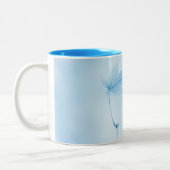 Tasse 2 Couleurs Feuilles japonais d'érable en bleu (Gauche)