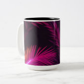 Tasse 2 Couleurs Feuilles tropicaux aux couleurs éclair Jeter l'ore (Devant gauche)