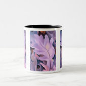 Tasse 2 Couleurs Feuilles violets, Georgia O'Keeffe, carte (Centre)