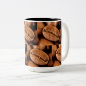 Tasse 2 Couleurs Fèves de café magiques (Devant droit)