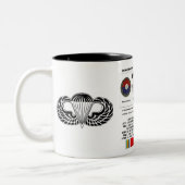 Tasse 2 Couleurs Fiançailles de la 9èmes infanterie/Division (Gauche)