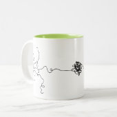 Tasse 2 Couleurs Ficelles cassées (Devant gauche)