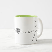 Tasse 2 Couleurs Ficelles cassées (Devant droit)