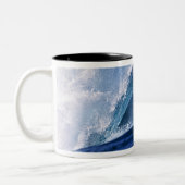 Tasse 2 Couleurs Fidji, Tavarua, Cloudbreak. Une vague (Gauche)