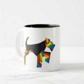 TASSE 2 COULEURS FIER (Devant gauche)