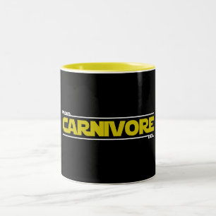Tasse 2 Couleurs Fier Carnivore. Deal.