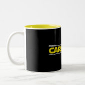 Tasse 2 Couleurs Fier Carnivore. Deal. (Gauche)
