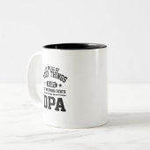 Tasse 2 Couleurs Fier d'être Opa (Devant gauche)