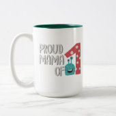 Tasse 2 Couleurs Fier maman d'un (Gauche)