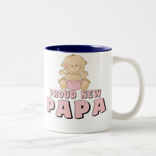 Tasse 2 Couleurs FIER NOUVEAU Papa garçon