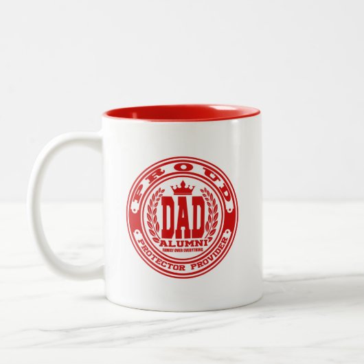 Tasse 2 Couleurs Fier papa (Gauche)