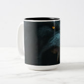 Tasse 2 Couleurs Fierce Wolf Guardian (Devant gauche)