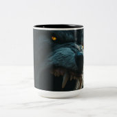 Tasse 2 Couleurs Fierce Wolf Guardian (Centre)