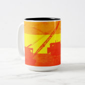 Tasse 2 Couleurs Fière d'être ingénieur d'exploitation couleurs sud (Devant gauche)