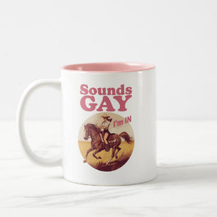 Tasse 2 Couleurs Fière progression de la fierté occidentale lesbien