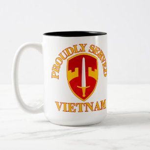 Tasse 2 Couleurs Fièrement servi MACV Vietnam