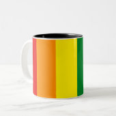 Tasse 2 Couleurs Fierté arc-en-ciel (Devant gauche)