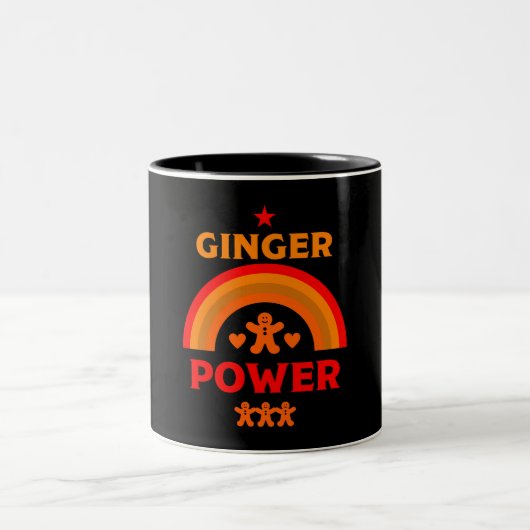 Tasse 2 Couleurs Fierté des cheveux de gingembre (Centre)