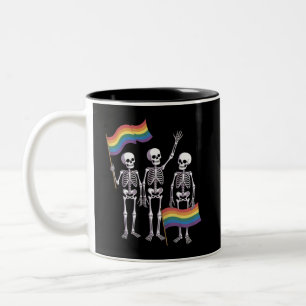 Tasse 2 Couleurs Fierté Droits LGBT Lesbienne Gay Ally LGBTQ Trans