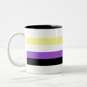Tasse 2 Couleurs Fierté non binaire