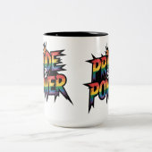 Tasse 2 Couleurs Fierté & Puissance LGBTQ (Centre)