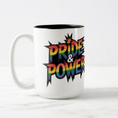 Tasse 2 Couleurs Fierté & Puissance LGBTQ (Gauche)