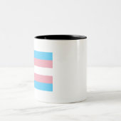 Tasse 2 Couleurs Fierté transgenre (Centre)