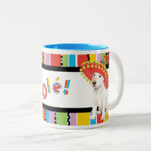 Tasse 2 Couleurs Fiesta Bull Terrier (Devant droit)