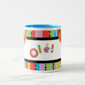 Tasse 2 Couleurs Fiesta Dogo Argentino (Centre)
