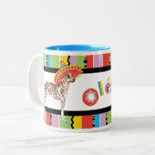 Tasse 2 Couleurs Fiesta Orchidée inca péruvienne (Devant gauche)