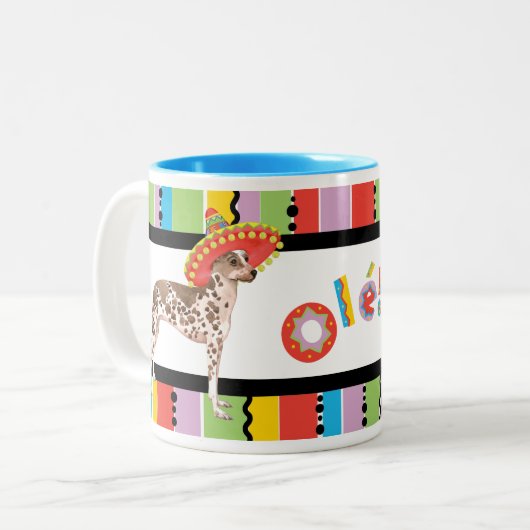 Tasse 2 Couleurs Fiesta Orchidée inca péruvienne (Devant gauche)