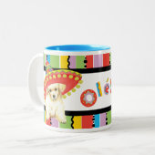 Tasse 2 Couleurs Fiesta Toy Poodle (Devant gauche)