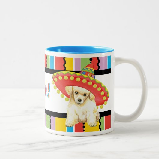 Tasse 2 Couleurs Fiesta Toy Poodle (Droit)