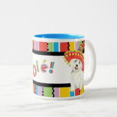 Tasse 2 Couleurs Fiesta Westie (Devant droit)
