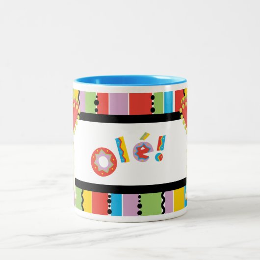 Tasse 2 Couleurs Fiesta Wire Fox Terrier (Centre)