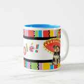 Tasse 2 Couleurs Fiesta Yorkie (Devant droit)