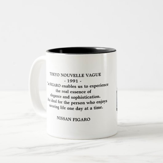 Tasse 2 Couleurs Figarations Tokyo Citation Lapis Grey Figaro Voitu (Devant gauche)