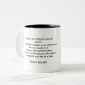 Tasse 2 Couleurs Figarations Tokyo Citation Pink Figaro Car (Devant gauche)