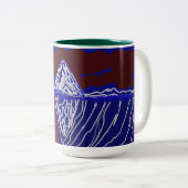 Tasse 2 Couleurs Figé en séquence (Devant droit)